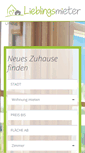 Mobile Screenshot of lieblingsmieter.de